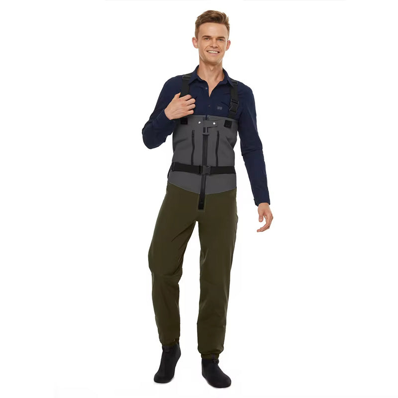 Tactical Multi-Pocket Outdoor Cargo Pants with Waterproof Breathable Zipper System