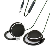 Comfortable Ear-Hook Wired Headphones with Microphone - 3.5mm Audio Jack