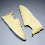 Premium Men's Leather Sports Casual Shoes - Comfortable Versatile Korean Style Footwear