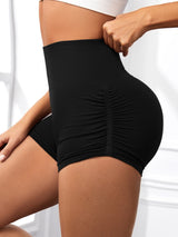 Premium High-Waisted Scrunch Butt Lifting Workout Shorts - Seamless Yoga & Gym Biker Shorts for Women