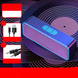 Wireless Bluetooth Car Speaker with Voice Announcer - 12H Playtime & Waterproof Design