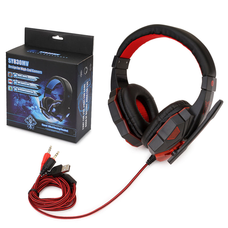Elite RGB Gaming Headset - Professional Wired Headphones with Microphone for PC, PS4 & Mobile Gaming