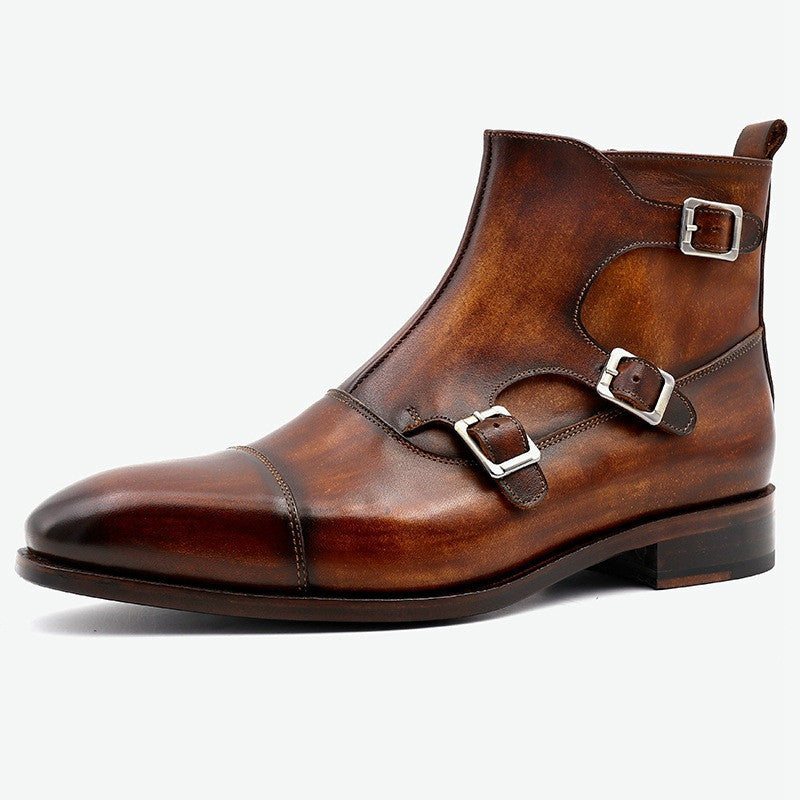 Sophisticated Handcrafted Leather Breathable Casual Footwear