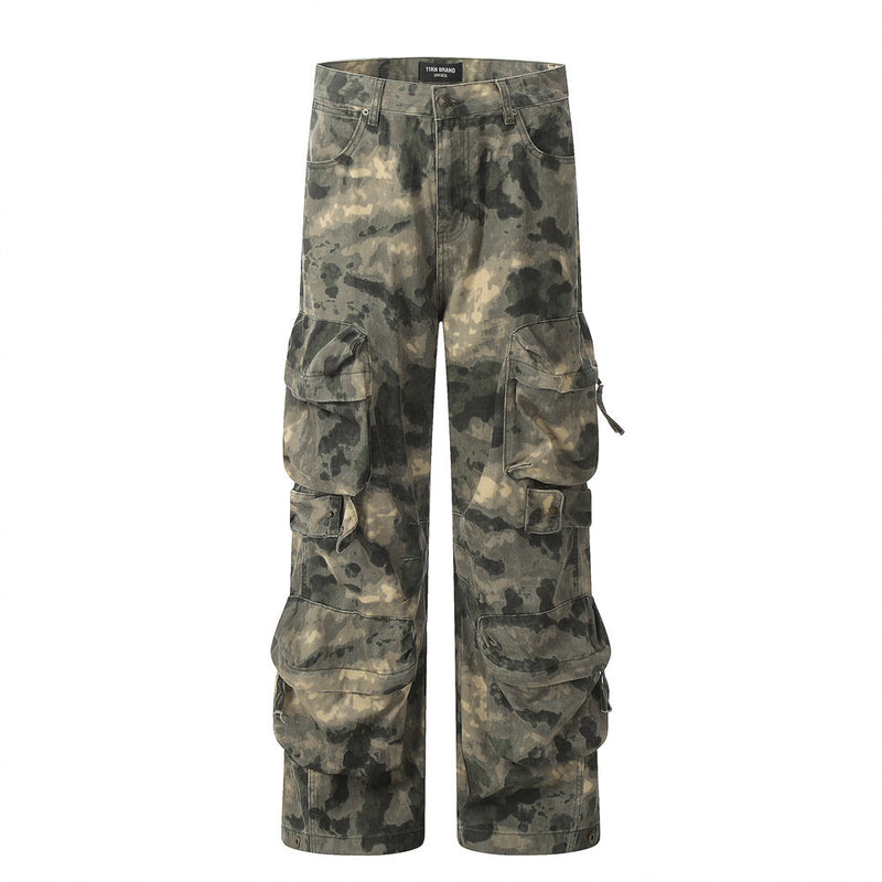 Tactical Multi-Pocket Camouflage Cargo Pants - Outdoor Workwear for Men