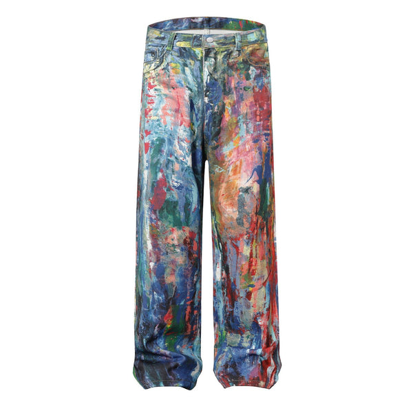 Vintage Heavy Industry Loose Fit Denim Jeans - Retro Spring Collection
