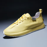 Premium Men's Leather Sports Casual Shoes - Comfortable Versatile Korean Style Footwear