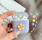 Adorable Daisy AirPods Case - Cute Floral Protective Cover for Apple AirPods