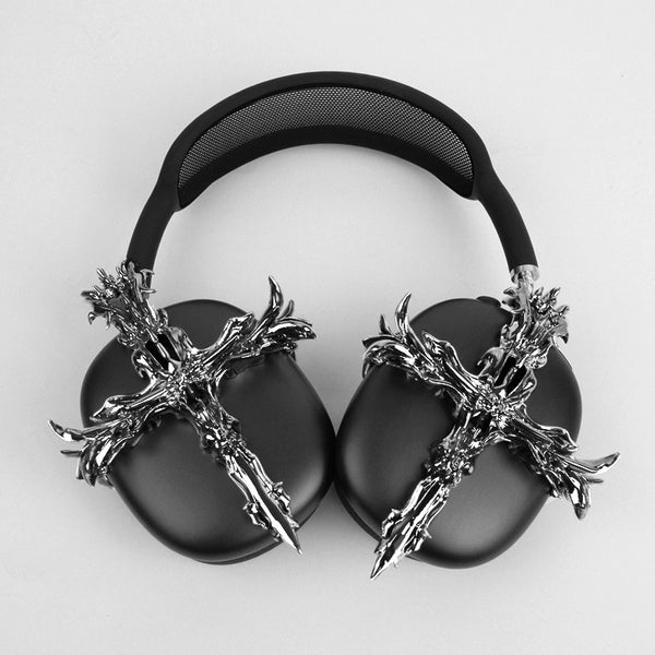 Mystical Gothic Cross AirPods Max Cover - Premium Resin Protection