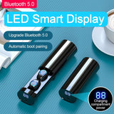 Wireless Bluetooth 5.0 Earbuds with Charging Case - F9 V5.0 Mini Cylindrical Headphones