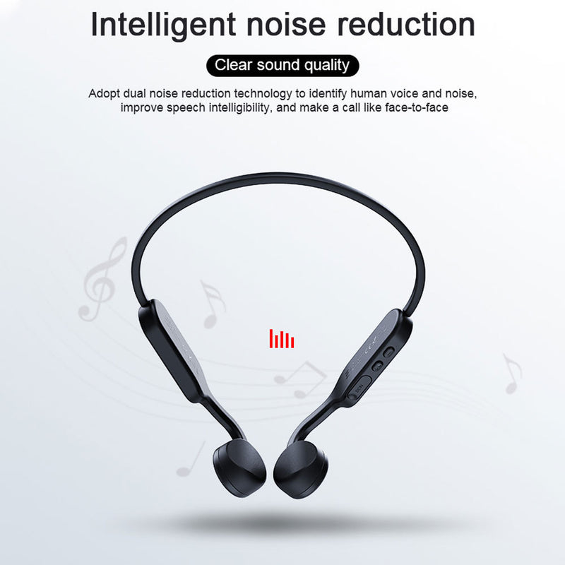 Waterproof Bone Conduction Bluetooth Headphones - Swimming & Running Sports Earbuds
