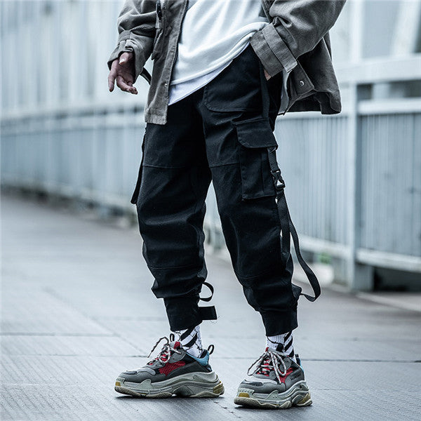 Tactical Cargo Pants Men - Military Style Combat Trousers with Velcro Straps & Multi-Pockets