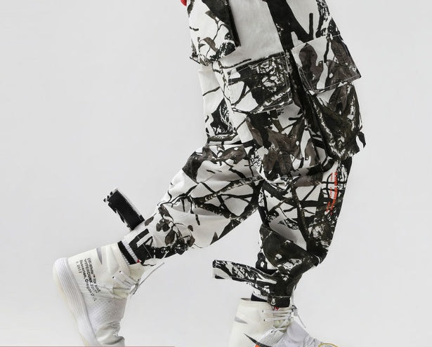 Tactical Multi-Pocket Cargo Pants - Casual Street Style Beam Pants