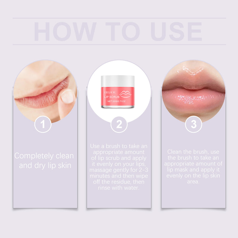 Luxurious Lip Care Set - EELHOE Moisturizing & Nourishing Treatment for Silky Soft Lips