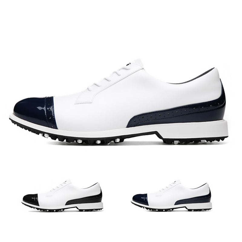 Premium Waterproof Golf Shoes - Anti-Slip Men's Sports Footwear with PU Upper