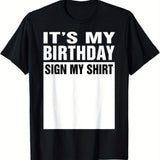 Premium Birthday Celebration T-Shirt - Comfortable Summer Casual Wear