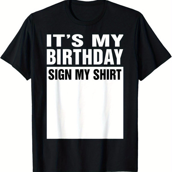 Premium Birthday Celebration T-Shirt - Comfortable Summer Casual Wear