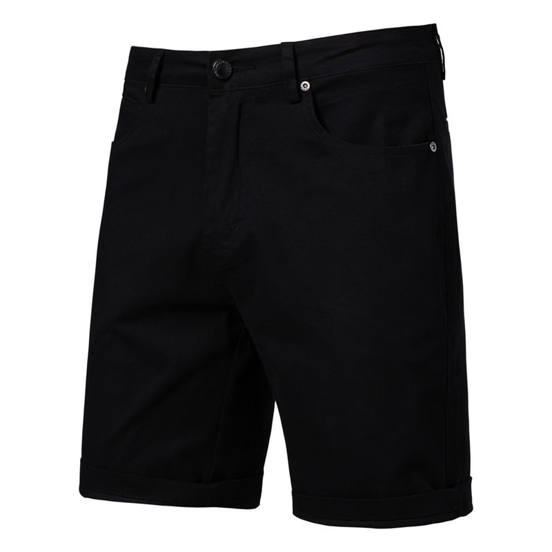 Casual Cotton Cropped Pants - Straight Slim Fit Men's Summer Shorts