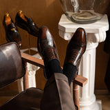 Premium Gentleman's Cowhide Formal Business Shoes - Professional Commuting Footwear