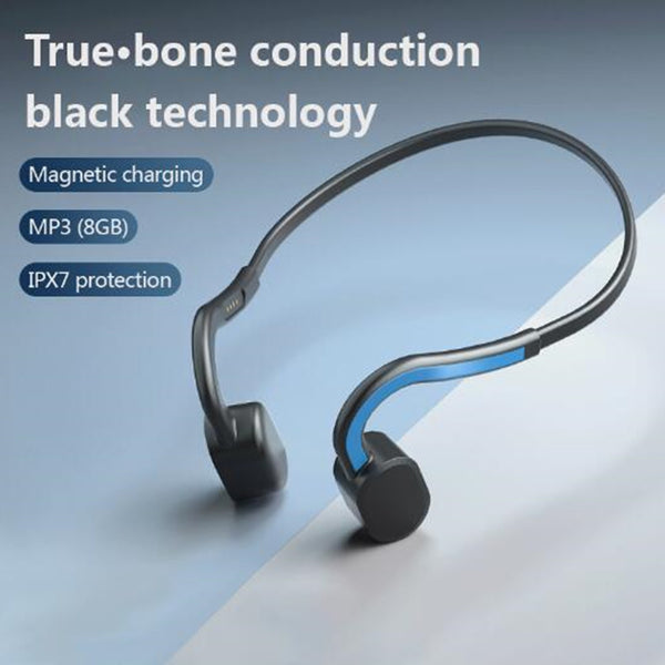 Revolutionary Bone Conduction Bluetooth Headset - Waterproof Sports Earphones with Crystal Clear Audio