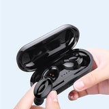 Bluetooth 5.0 Wireless Sports Earbuds - Waterproof Stereo Headphones with 20m Range
