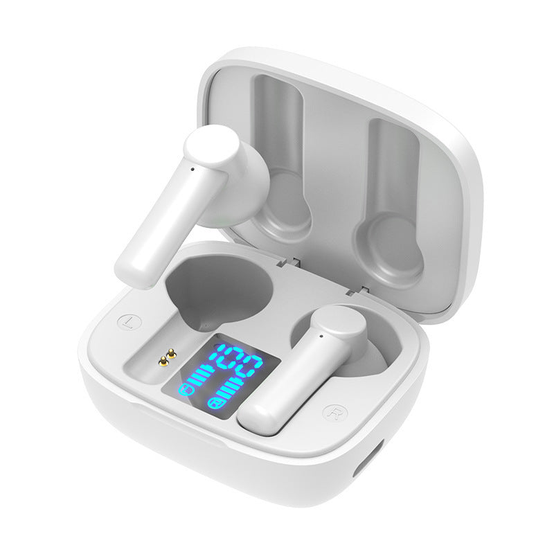 Waterproof Wireless Bluetooth Earbuds with Digital Display - Sports In-Ear Headphones