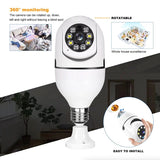 1080P IP E27 Light Bulb Camera Wi-Fi IR Night Smart Home Wireless Security