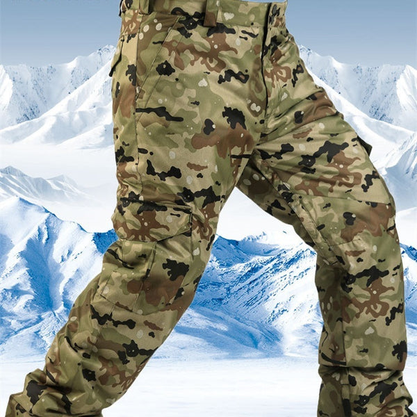 Men's Insulated Waterproof Ski Pants - Breathable Winter Snow Trousers