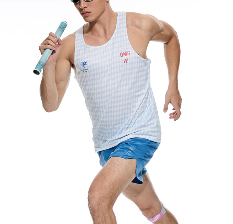 Men's Athletic Running Shorts - Four-Point Stretch Training Shorts with Laser Punching Technology