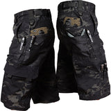 Men's Tactical Outdoor Training Pants - Quick-Dry Cotton Polyester Cargo Trousers