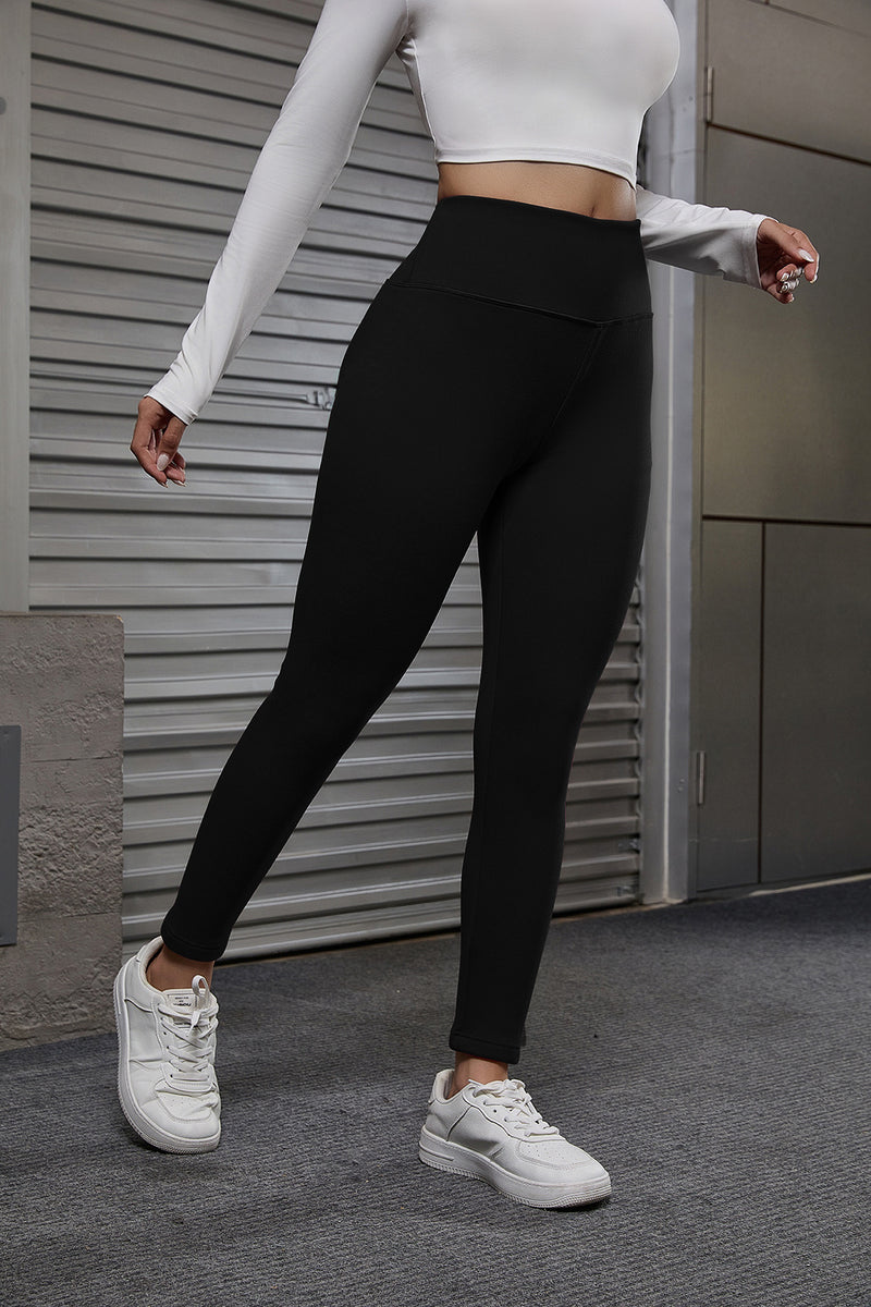 Premium Velvet High-Waist Leggings - Hip-Lifting Athletic Tights