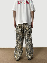 Tactical Camouflage Cargo Overalls - Loose Fit Military Style Workwear