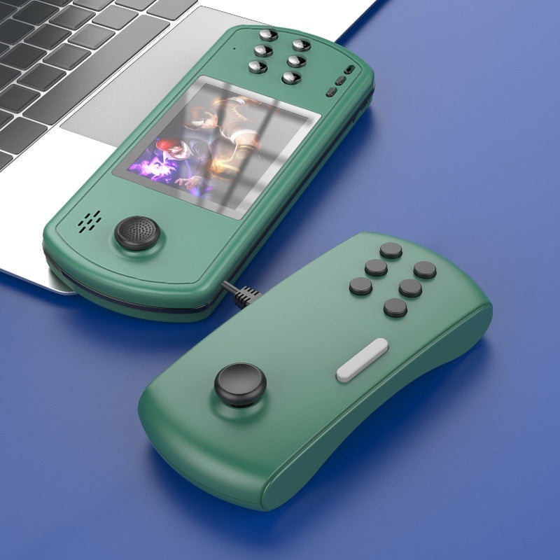 Retro Gaming Console - 16-Bit Handheld Game Machine with 3D Joystick