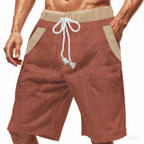 Comfortable Men's Casual Shorts - Heavy Looped Pile Summer Shorts