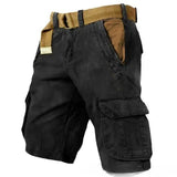Trendy 3D Digital Print Men's Loose Shorts - Comfortable Cotton Blend Summer Wear
