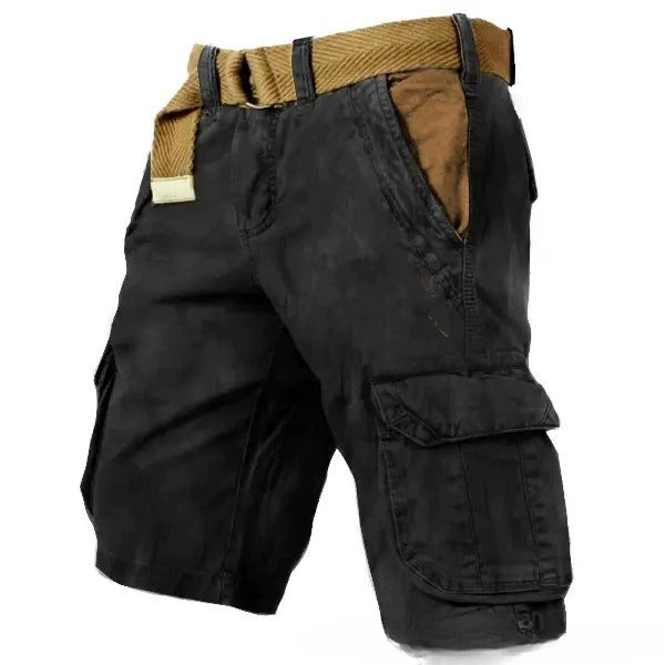 Trendy 3D Digital Print Men's Loose Shorts - Comfortable Cotton Blend Summer Wear