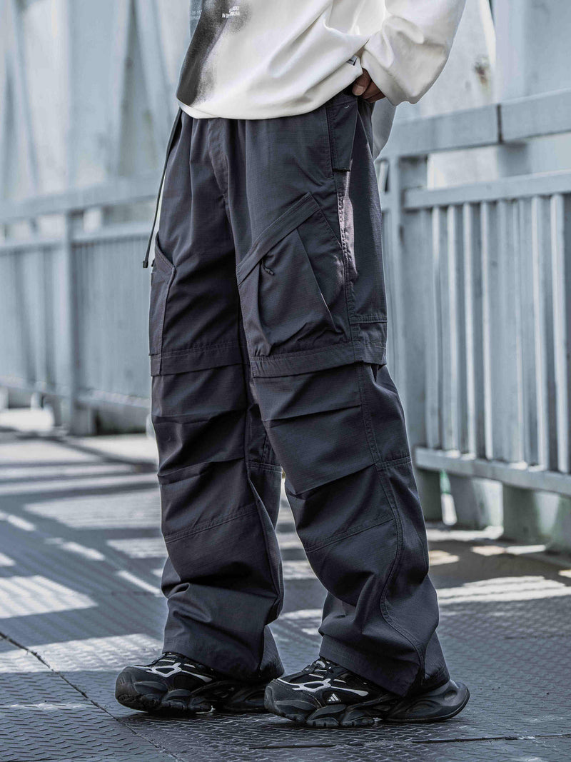Tactical Multi-Pocket Cargo Pants - Men's Military Style Paratrooper Trousers