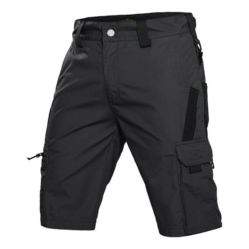 Men's Tactical Outdoor Training Pants - Quick-Dry Cotton Polyester Cargo Trousers