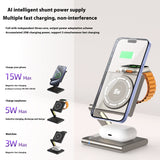 Premium 3-in-1 Wireless Charging Station - Phone, AirPods & Apple Watch