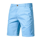 Casual Cotton Cropped Pants - Straight Slim Fit Men's Summer Shorts