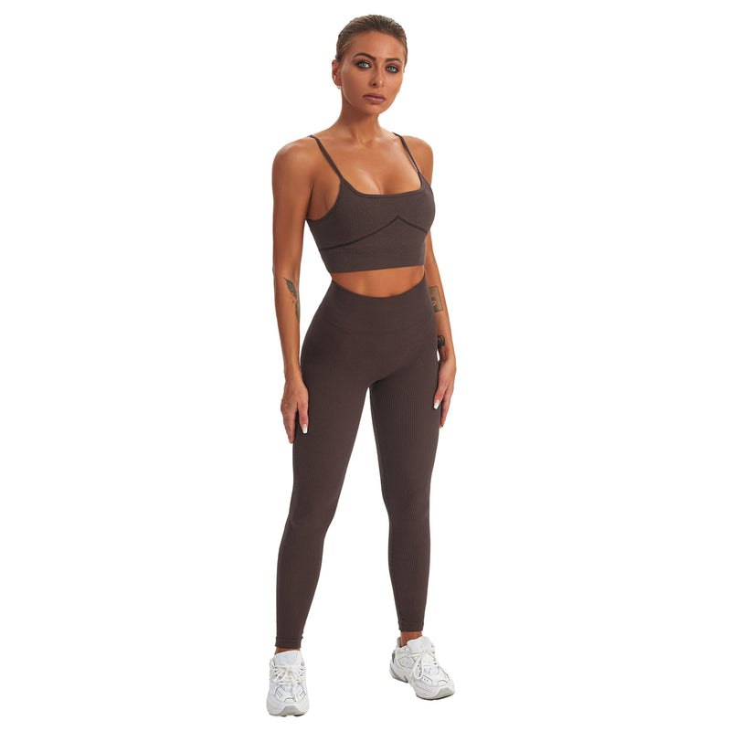 Premium Seamless Sports Set - Moisture-Wicking Yoga & Gym Wear