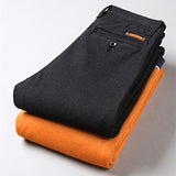 Executive Thermal Business Trousers - Anti-Wrinkle Fleece-Lined Dress Pants