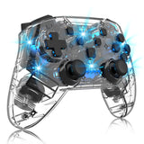 Illuminated Bluetooth Gaming Controller - Wireless Switch Pro Gamepad with Gyroscope & Dual Vibration