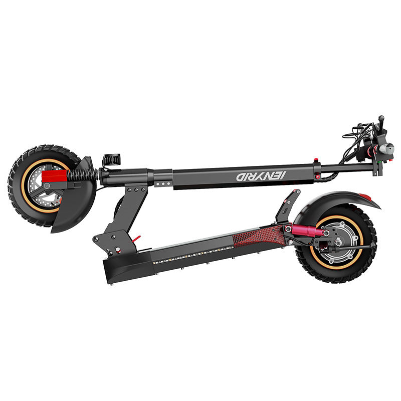 Professional Electric Scooter with Dual Shock Absorbers - 48V Foldable Adult E-Scooter