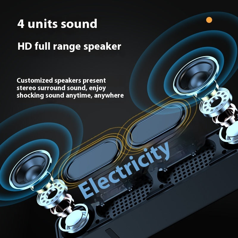 Wireless Bluetooth Speaker - High Volume Portable Audio with USB Charging