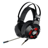 Professional Gaming Headset with LED Lights - Wired Gaming Headphones with Microphone