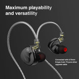 Professional Wired Earphones with Microphone - Moving Iron Driver Technology
