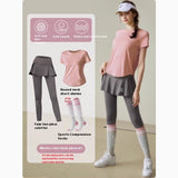 Premium Women's Athletic Yoga Set - Long Sleeve Running & Tennis Suit