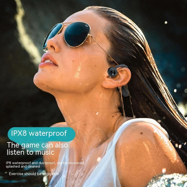 Waterproof Bone Conduction Bluetooth Headphones - 32GB Memory & IP68 Swimming Earbuds