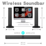 Portable Bluetooth Speaker - 20W Wireless Outdoor Sound System with USB Charging