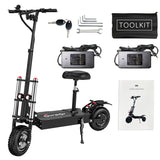 High-Performance 6000W Electric Scooter with Seat - 50MPH Speed & 50 Mile Range